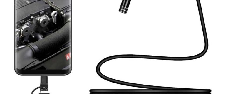 39% OFF Bakeey 3 in 1 7mm 6Led Type C Micro USB Endoscope Inspection Camera Soft Cable for Android PC