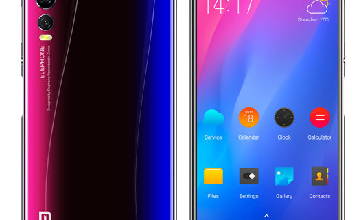 23% OFF Elephone A5 Global Version 6.18 Inch FHD+ Triple Rear Camera 4GB 64GB Helio P60 4G Smartphone – Starry Blue